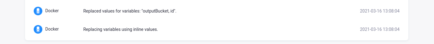 Screenshot -- Job Logs